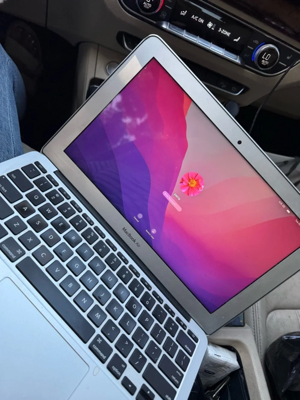 Apple MacBook Air Silver with Black Keys